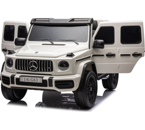 Дитяча акумуляторна машинка Mercedes Benz G63 AMG XXL Біла