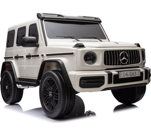 Дитяча акумуляторна машинка Mercedes Benz G63 AMG XXL Біла