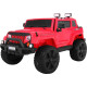 Дитяча акумуляторна машина Mighty Jeep Red + 2 місця + привід 4х4 + 2 багажника