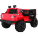 Дитяча акумуляторна машина Mighty Jeep Red + 2 місця + привід 4х4 + 2 багажника