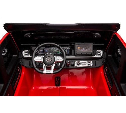 Дитяча акумуляторна машинка Mercedes Benz G63 AMG XXL Червона Дитяча акумуляторна машинка Mercedes Benz G63 AMG XXL Червона