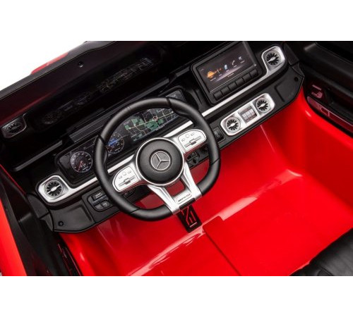 Дитяча акумуляторна машинка Mercedes Benz G63 AMG XXL Червона Дитяча акумуляторна машинка Mercedes Benz G63 AMG XXL Червона