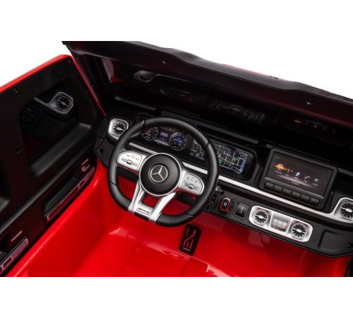Дитяча акумуляторна машинка Mercedes Benz G63 AMG XXL Червона Дитяча акумуляторна машинка Mercedes Benz G63 AMG XXL Червона