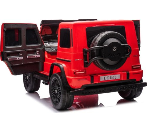 Дитяча акумуляторна машинка Mercedes Benz G63 AMG XXL MP4 Червона