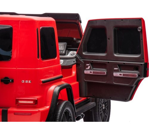 Дитяча акумуляторна машинка Mercedes Benz G63 AMG XXL MP4 Червона