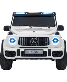 Дитяча акумуляторна машинка Mercedes Benz G63 AMG XXL MP4 Біла