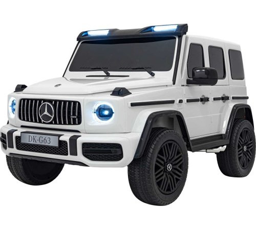 Дитяча акумуляторна машинка Mercedes Benz G63 AMG XXL MP4 Біла