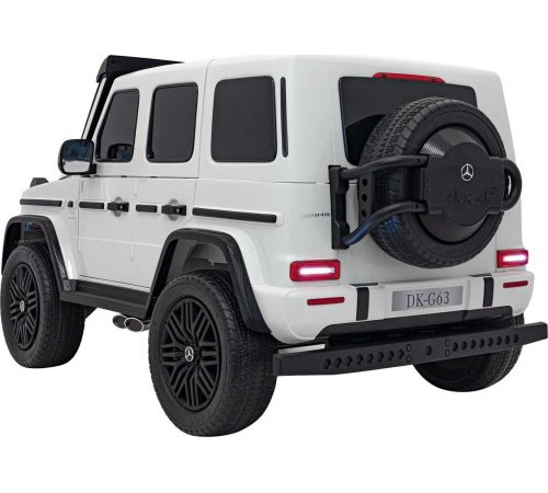 Дитяча акумуляторна машинка Mercedes Benz G63 AMG XXL MP4 Біла