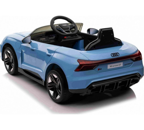 Дитяча акумуляторна машинка Audi RS E-Tron GT Синя Дитяча акумуляторна машинка Audi RS E-Tron GT Синя