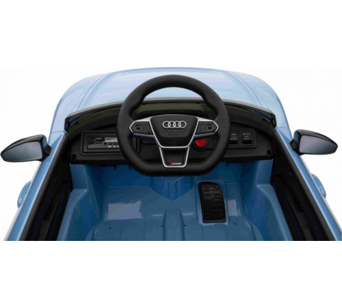Дитяча акумуляторна машинка Audi RS E-Tron GT Синя Дитяча акумуляторна машинка Audi RS E-Tron GT Синя