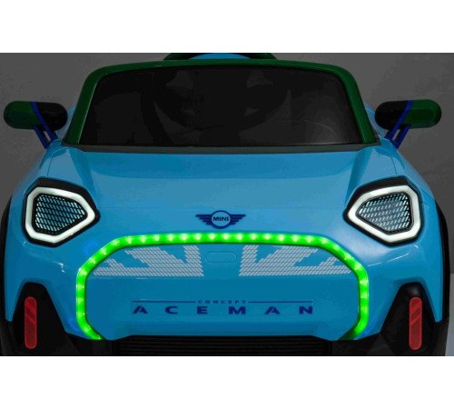 Дитяча акумуляторна машинка Mini Concept Aceman Блакитна