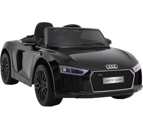 Дитяча акумуляторна машинка Audi R8 Spyder чорна