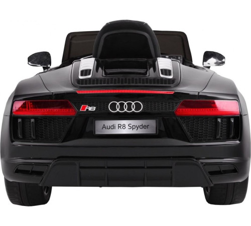 Дитяча акумуляторна машинка Audi R8 Spyder чорна