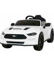 Дитяча акумуляторна машинка Ford Mustang GT Біла