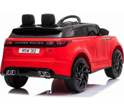 Дитяча акумуляторна машинка Range Rover Velar Червона Дитяча акумуляторна машинка Range Rover Velar Червона