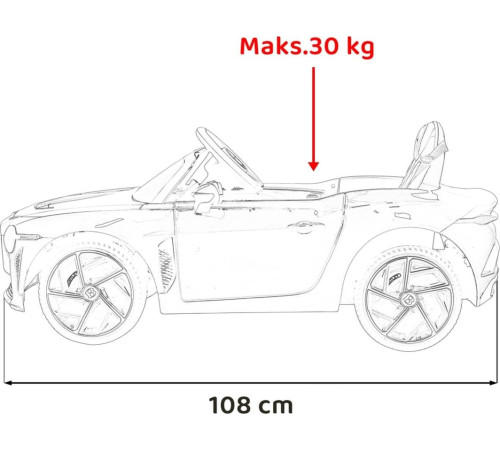 Дитячий акумуляторний автомобіль Bentley Bacalar