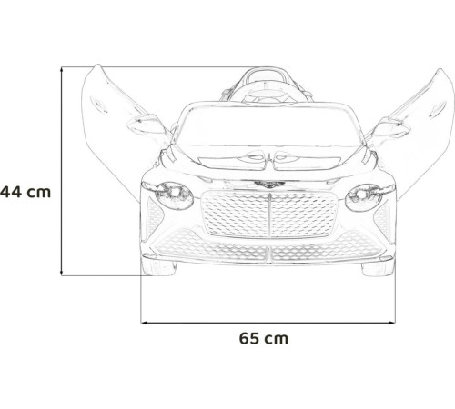 Дитячий акумуляторний автомобіль Bentley Bacalar