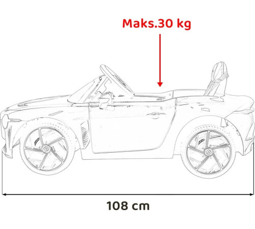 Дитячий акумуляторний автомобіль Bentley Bacalar