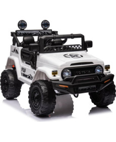Дитяча акумуляторна машинка Toyota FJ Cruiser Біла