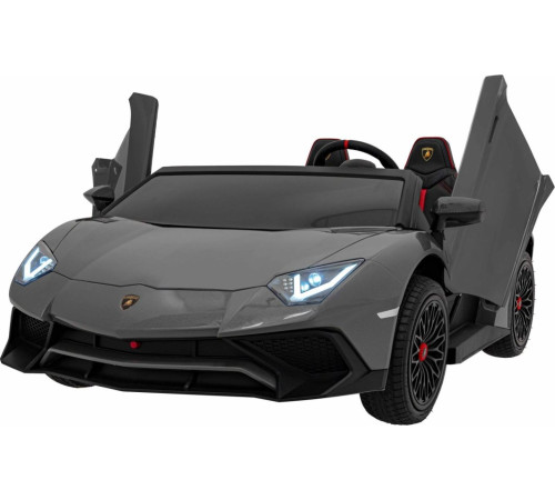 Дитяча акумуляторна машинка Lamborghini Aventador SV Сіра