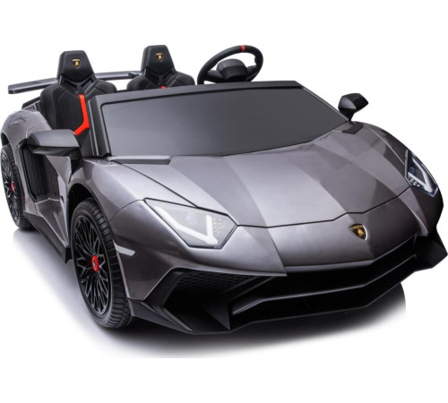 Дитяча акумуляторна машинка Lamborghini Aventador SV Сіра