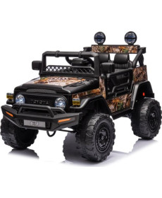 Дитяча акумуляторна машинка Toyota FJ Cruiser Чорна