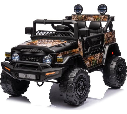Дитяча акумуляторна машинка Toyota FJ Cruiser Чорна Дитяча акумуляторна машинка Toyota FJ Cruiser Чорна