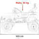 Дитяча акумуляторна машинка Toyota FJ Cruiser Чорна