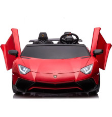 Дитяча акумуляторна машинка Lamborghini Aventador SV Червона