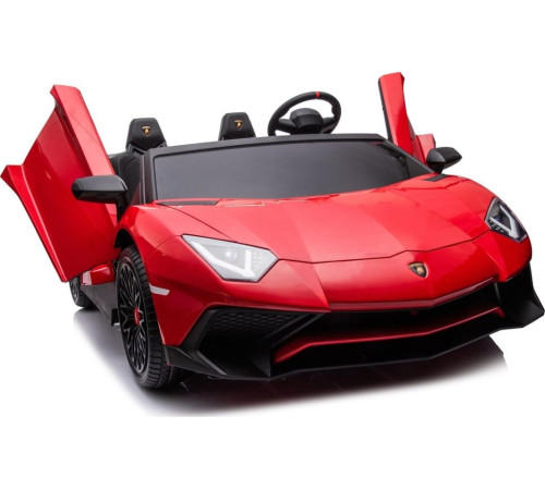 Дитяча акумуляторна машинка Lamborghini Aventador SV Червона