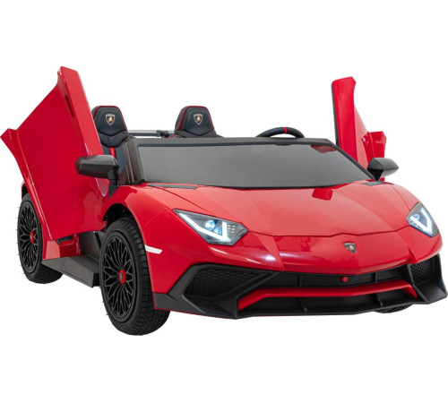 Дитяча акумуляторна машинка Lamborghini Aventador SV Червона