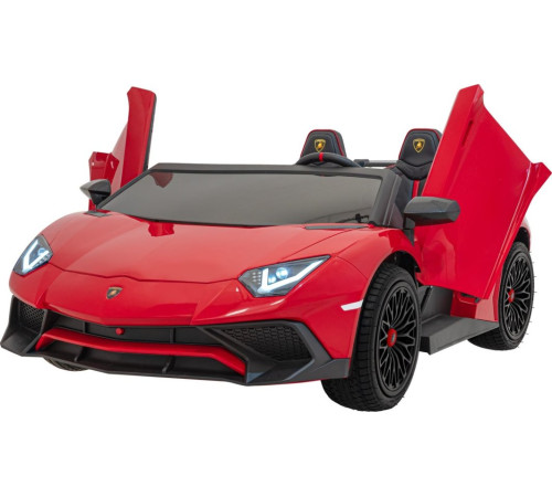 Дитяча акумуляторна машинка Lamborghini Aventador SV Червона