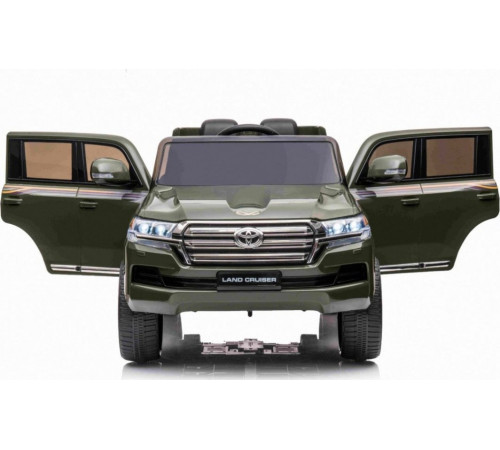 Дитяча акумуляторна машинка Toyota Land Cruiser Зелена Дитяча акумуляторна машинка Toyota Land Cruiser Зелена