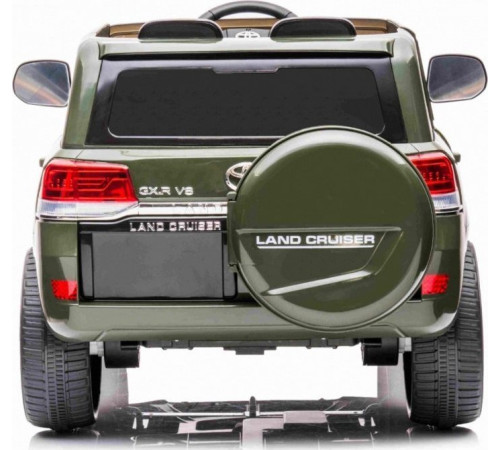 Дитяча акумуляторна машинка Toyota Land Cruiser Зелена Дитяча акумуляторна машинка Toyota Land Cruiser Зелена