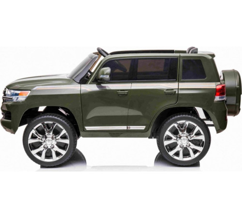 Дитяча акумуляторна машинка Toyota Land Cruiser Зелена Дитяча акумуляторна машинка Toyota Land Cruiser Зелена