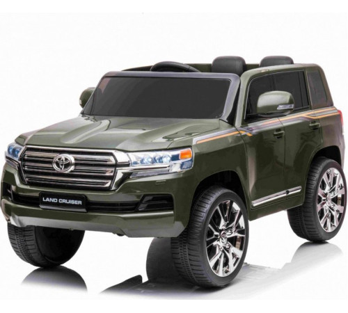Дитяча акумуляторна машинка Toyota Land Cruiser Зелена Дитяча акумуляторна машинка Toyota Land Cruiser Зелена