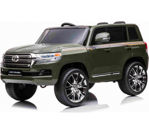 Дитяча акумуляторна машинка Toyota Land Cruiser Зелена Дитяча акумуляторна машинка Toyota Land Cruiser Зелена