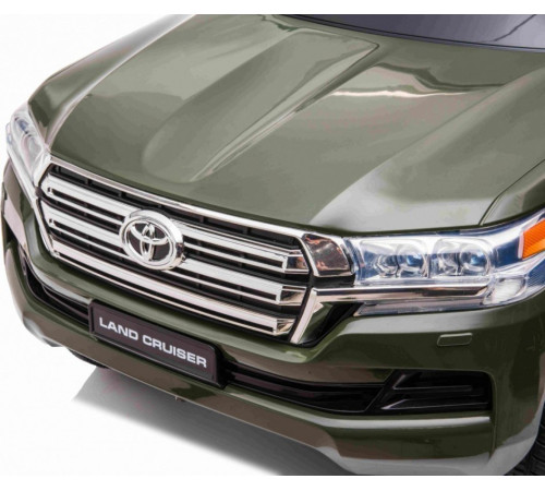 Дитяча акумуляторна машинка Toyota Land Cruiser Зелена Дитяча акумуляторна машинка Toyota Land Cruiser Зелена
