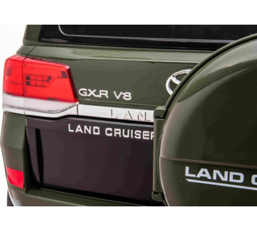 Дитяча акумуляторна машинка Toyota Land Cruiser Зелена Дитяча акумуляторна машинка Toyota Land Cruiser Зелена