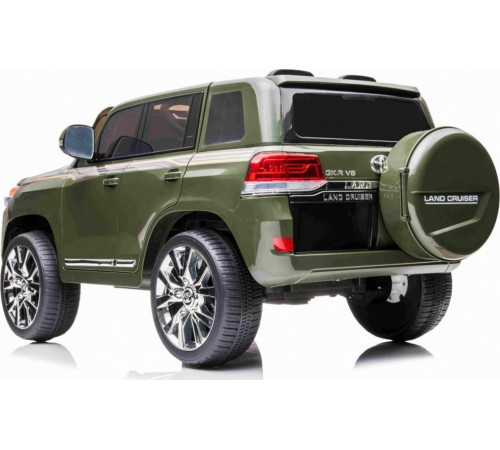 Дитяча акумуляторна машинка Toyota Land Cruiser Зелена Дитяча акумуляторна машинка Toyota Land Cruiser Зелена