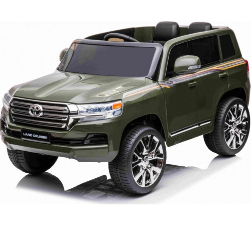 Дитяча акумуляторна машинка Toyota Land Cruiser Зелена Дитяча акумуляторна машинка Toyota Land Cruiser Зелена