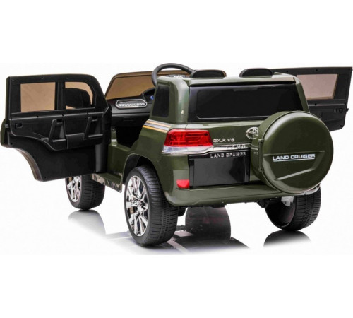 Дитяча акумуляторна машинка Toyota Land Cruiser Зелена Дитяча акумуляторна машинка Toyota Land Cruiser Зелена