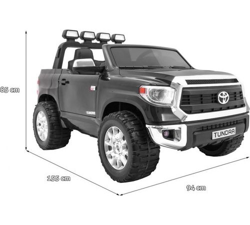 Дитяча акумуляторна машинка Toyota Tundra XXL Чорна