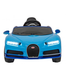 Дитяча акумуляторна машинка Bugatti Chiron Синя