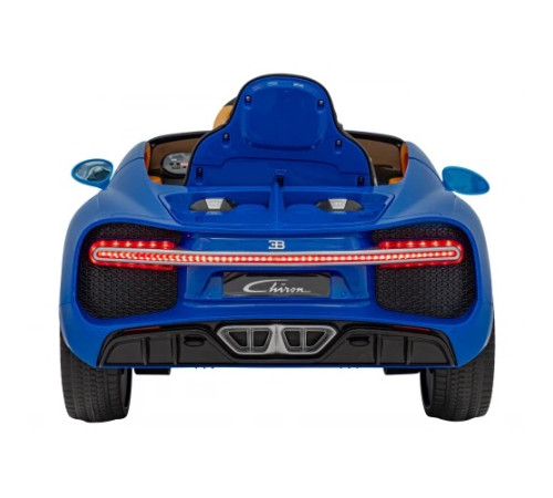 Дитяча акумуляторна машинка Bugatti Chiron Синя Дитяча акумуляторна машинка Bugatti Chiron Синя