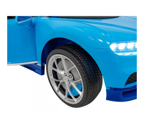 Дитяча акумуляторна машинка Bugatti Chiron Синя Дитяча акумуляторна машинка Bugatti Chiron Синя