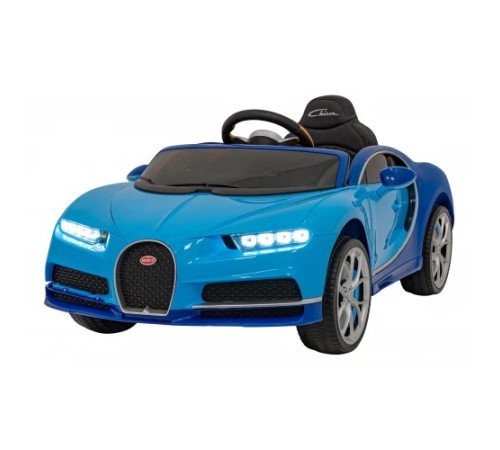 Дитяча акумуляторна машинка Bugatti Chiron Синя Дитяча акумуляторна машинка Bugatti Chiron Синя