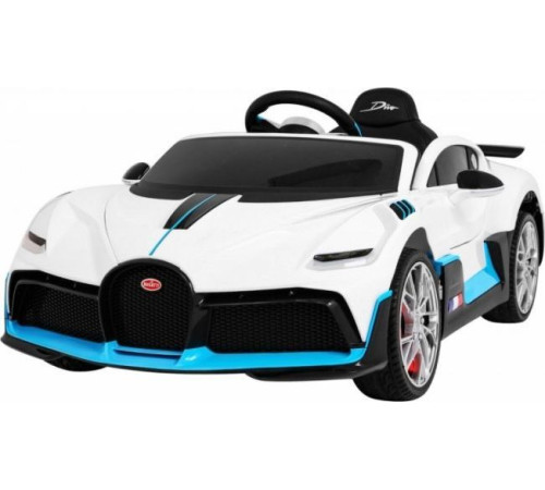 Дитяча акумуляторна машинка Bugatti Divo Біла