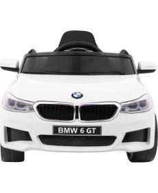 Дитяча акумуляторна машинка BMW 6 GT Біла