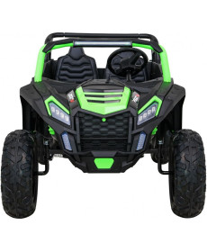 Дитяча акумуляторна машинка Баггі Strong Racing ATV для 2 дітей Зелена